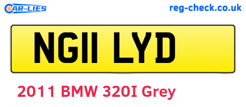 NG11LYD are the vehicle registration plates.