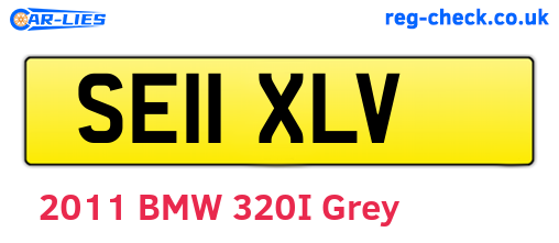 SE11XLV are the vehicle registration plates.