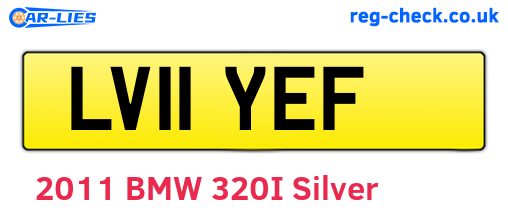 LV11YEF are the vehicle registration plates.