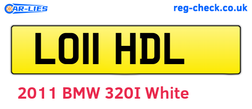 LO11HDL are the vehicle registration plates.