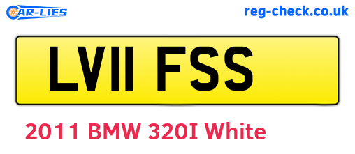 LV11FSS are the vehicle registration plates.