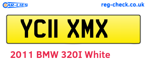 YC11XMX are the vehicle registration plates.