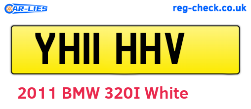 YH11HHV are the vehicle registration plates.