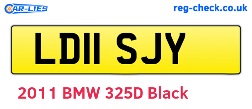 LD11SJY are the vehicle registration plates.