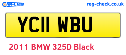 YC11WBU are the vehicle registration plates.