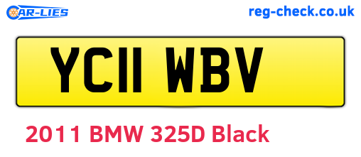 YC11WBV are the vehicle registration plates.