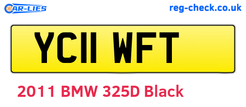 YC11WFT are the vehicle registration plates.