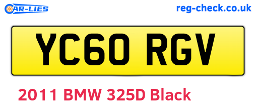 YC60RGV are the vehicle registration plates.