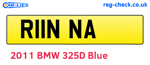R11NNA are the vehicle registration plates.