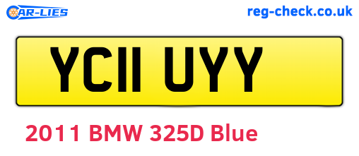 YC11UYY are the vehicle registration plates.