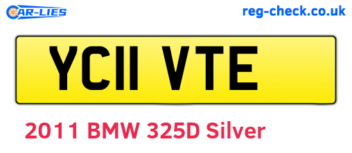 YC11VTE are the vehicle registration plates.