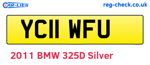 YC11WFU are the vehicle registration plates.