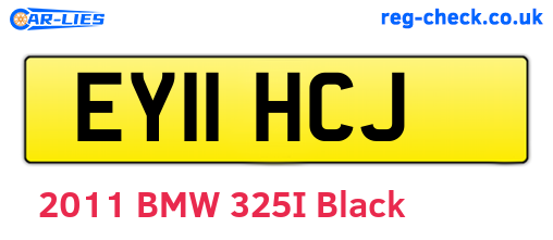 EY11HCJ are the vehicle registration plates.