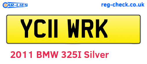 YC11WRK are the vehicle registration plates.
