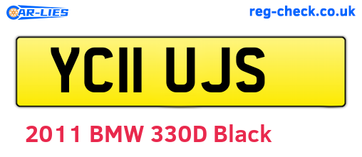 YC11UJS are the vehicle registration plates.