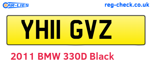 YH11GVZ are the vehicle registration plates.