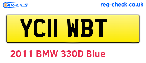 YC11WBT are the vehicle registration plates.