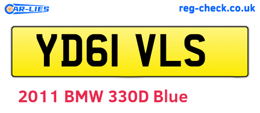 YD61VLS are the vehicle registration plates.