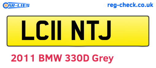 LC11NTJ are the vehicle registration plates.