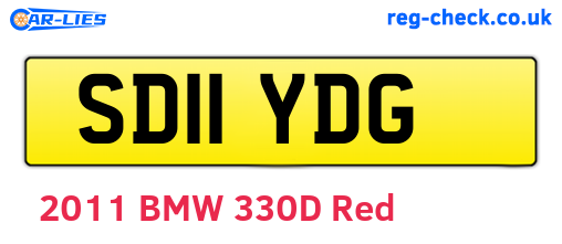 SD11YDG are the vehicle registration plates.