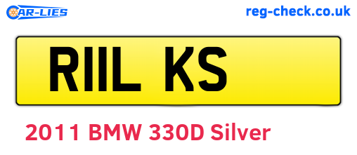 R11LKS are the vehicle registration plates.