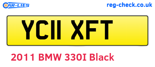 YC11XFT are the vehicle registration plates.