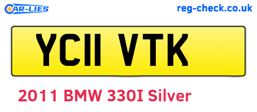 YC11VTK are the vehicle registration plates.