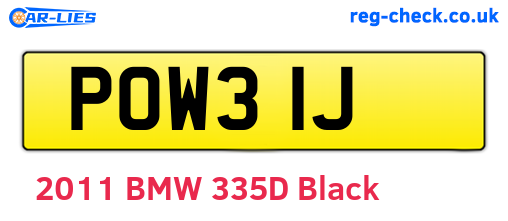 POW31J are the vehicle registration plates.