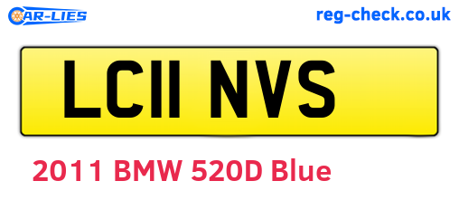 LC11NVS are the vehicle registration plates.