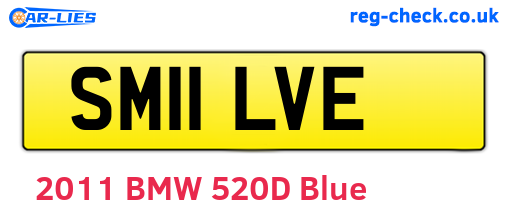 SM11LVE are the vehicle registration plates.