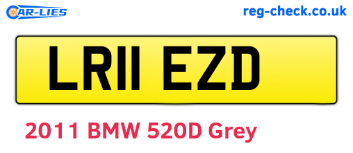 LR11EZD are the vehicle registration plates.