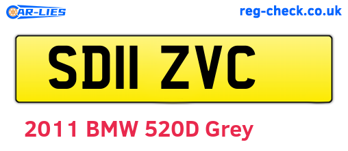 SD11ZVC are the vehicle registration plates.