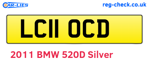 LC11OCD are the vehicle registration plates.