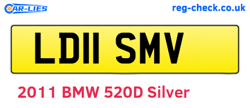 LD11SMV are the vehicle registration plates.