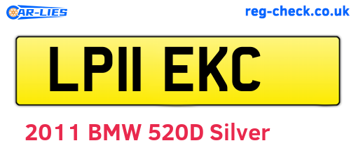 LP11EKC are the vehicle registration plates.
