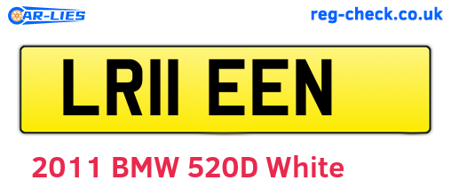 LR11EEN are the vehicle registration plates.
