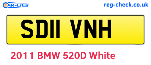 SD11VNH are the vehicle registration plates.