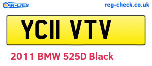 YC11VTV are the vehicle registration plates.