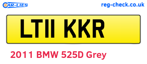 LT11KKR are the vehicle registration plates.