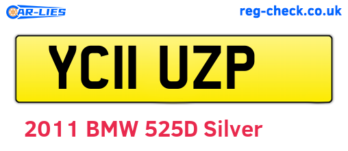 YC11UZP are the vehicle registration plates.