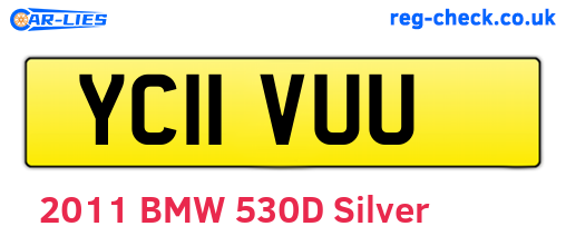 YC11VUU are the vehicle registration plates.