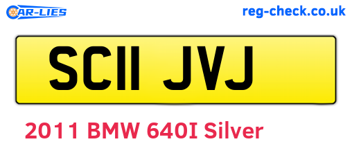 SC11JVJ are the vehicle registration plates.