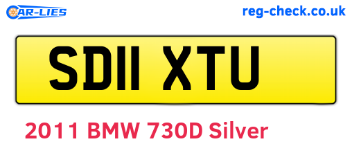 SD11XTU are the vehicle registration plates.