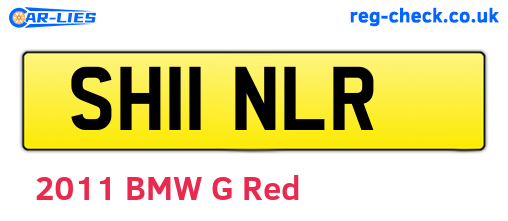 SH11NLR are the vehicle registration plates.