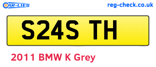 S24STH are the vehicle registration plates.