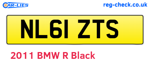 NL61ZTS are the vehicle registration plates.