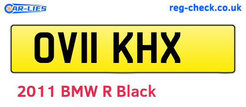 OV11KHX are the vehicle registration plates.