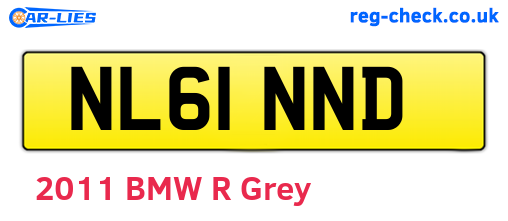 NL61NND are the vehicle registration plates.
