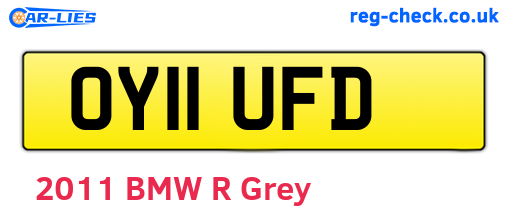 OY11UFD are the vehicle registration plates.