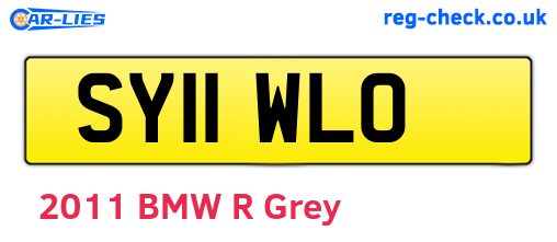 SY11WLO are the vehicle registration plates.